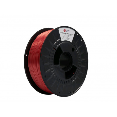 C-Tech 3DF-P-SPLA1.75-3031 3D filamento, PREMIUM LINE, Silk PLA, RAL3031, 1,75mm, 1000g, Rosso orientale (Oriental red)