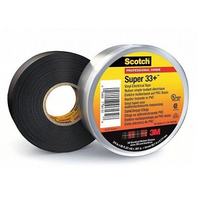 3M 33+ Scotch Super nastro isolante in PVC di altissima qualità 19 mm x 6,1 m