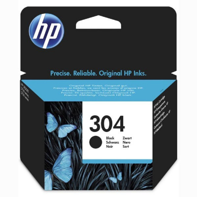 HP 304 N9K06AE nero (black) cartuccia originale