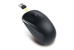 Genius Mouse NX-7000 31030027400, 1200DPI, 2.4 [GHz], ottica, 3sp\., senza fili, nero, universale