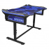Scrivania da gioco E-blue EGT004BK, 135x78,5 cm, 72-91,2 cm, illuminazione RGB, regolabile in altezza, con tappetino per mouse