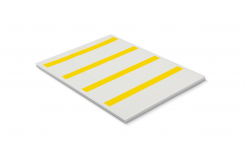 Partex PWL2518057D9SM etichette avvolgenti 25,4x57 mm, bianco A4, 10x35pz