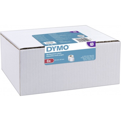 Dymo 11354, 2093094, 32mm x 57mm etichette di carta originali, 6pz