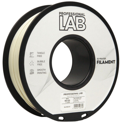 Professional Lab FG-P203-E1, filamento 3D, PETG, 1,75 mm, 1000 g, Beige (Beige)