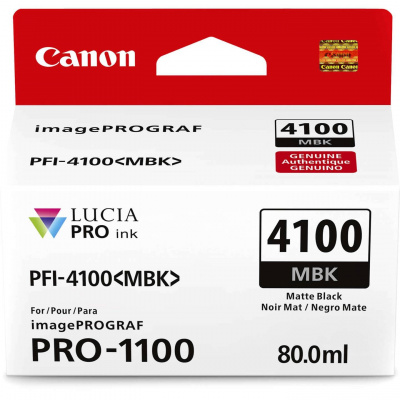 Canon PFI-4100 6776C001 nero opaco (matte black) cartuccia originale