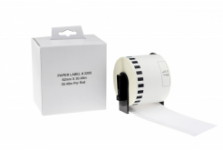 Rotoli di etichette compatibili per Brother DK-22205, 62mm x 30,48m