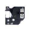 Nastro compatibile con Dymo 45010, S0720500, 12mm x 7m testo nera / sfondo trasparente