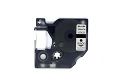 Nastro compatibile con Dymo 45010, S0720500, 12mm x 7m testo nera / sfondo trasparente