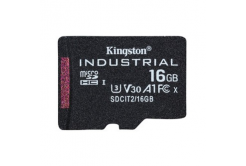 Kingston scheda di memoria Industrial C10, 16GB, micro SDHC, SDCIT2/16GBSP, UHS-I U3 (Class 10), V30, A1, pSLC scheda