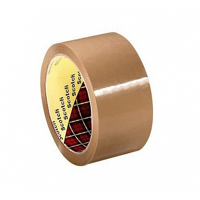 3M 371 Nastro da imballaggio, marrone 50 mm x 66 m