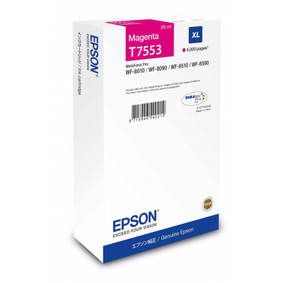 Epson T7553 XL C13T75534N magenta cartuccia originale