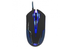 E-blue Mouse Auroza EMS144BK, 3500DPI, ottica, 6sp\., wired USB, nero