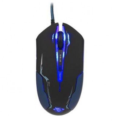 E-blue Mouse Auroza EMS144BK, 3500DPI, ottica, 6sp\., wired USB, nero