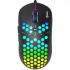Marvo mouse M399, 6400DPI, ottica, 6pulsanti, wired USB, nero, gaming, retroilluminato