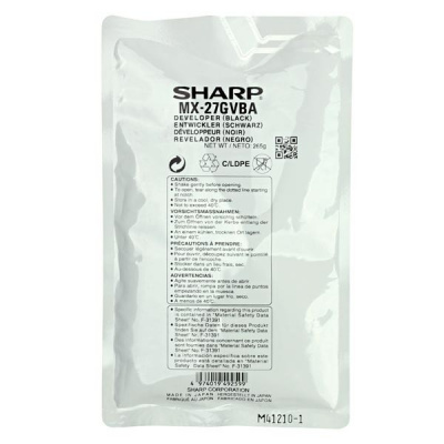 Sharp MX27GVBA nero (black) developer originale
