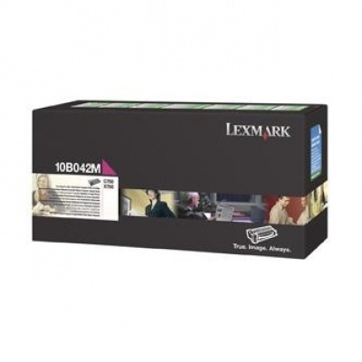 Lexmark 10B042M magenta toner originale