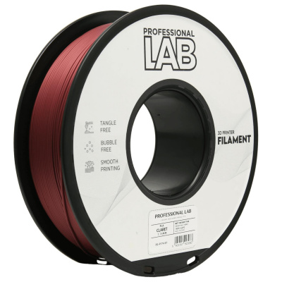Professional Lab FG-P174-E1, 3D filamento, PLA, 1,75mm, 1000g, Rosso (Claret)