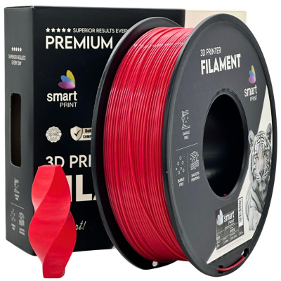 Smart Print FG-S30-E1, 3D filamento, PETG, 1,75mm, 1000g, Rosso (Red)