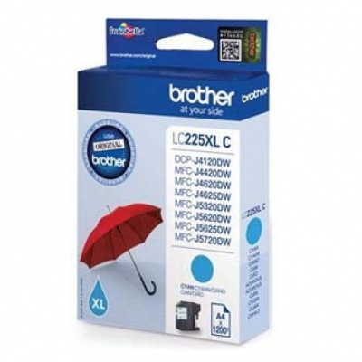 Brother LC-225XLC ciano (cyan) cartuccia originale