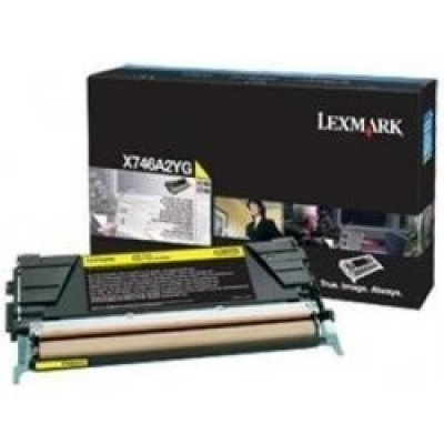Lexmark X746A2YG giallo (yellow) toner originale
