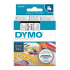 Dymo D1 43613, S0720780, 6mm x 7m testo nera / sfondo bianco, nastro originale