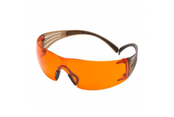 3M SF406SGAF-BLA Ochranné brýle, oranžový zorník, Anti-Fog / Anti-Scratch