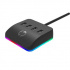 Hub USB (3.0) a 4 porte, DHC-CT120, nero, Hewlett-Packard, 4x USB 3.0, retroilluminato