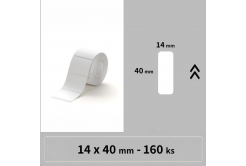 Niimbot etichette RP A2A08611501, 14x40mm 160pz Bianco per D11, D11-M, D110, D110-H