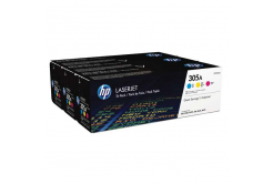 HP 305A CF370AM CMY multipack di cartucce originali