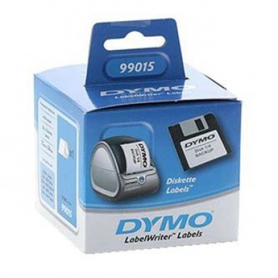 Dymo 99015, S0722440, 54mm x 70mm, bianco etichette di carta su dischetti