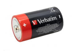 VERBATIM Alkalické baterie D,  2 PACK / LR20