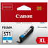 Canon CLI-571CXL ciano (cyan) cartuccia originale