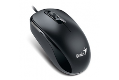 Mouse cablato, Genius DX-110, nero, ottico, 1200 DPI, USB-C
