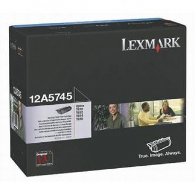 Lexmark 12A5745 nero (black) toner originale