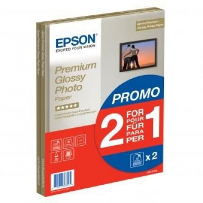 Epson Premium Glossy Photo Paper C13S042169, 255 g/m2, A4, 30pz, lucido, getto d'inchiostro, bianco, carta fotografica