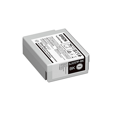 Epson SJIC57P-BK C13T58J140 for ColorWorks, black original cartridge