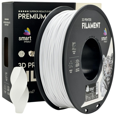 Smart Print FG-S62-E1, 3D filamento, PLA, 1,75mm, 1000g, Bianco (White)