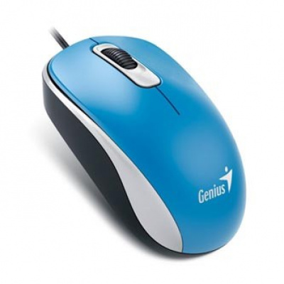 Genius Mouse DX-110 31010116110, 1000DPI, ottica, 3sp\., wired USB, blu, standard, universale