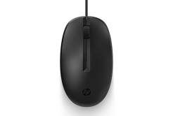 Mouse cablato, HP 125 Wired Mouse, nero, ottico, 1200 DPI