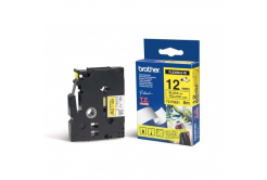 Brother TZ-FX631 / TZe-FX631, 12mm x 8m, černý tisk/žlutý podklad, originální páska