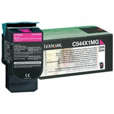 Lexmark C544X1MG magenta toner originale