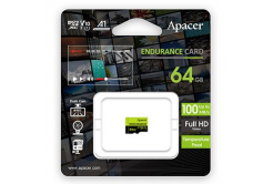 Apacer scheda di memoria Endurance, 64GB, micro SDXC, AP64GEDM0D05-R, UHS-I U3 (Class 10), V30, A1
