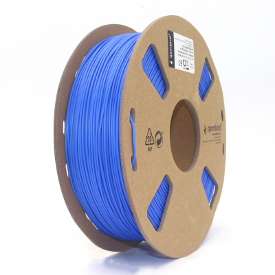 GEMBIRD 3DP-PLA1.75-01-FB, 3D filamento, PLA, 1,75mm, 1000g, fluorescente, blu