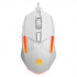 Mouse wired USB, Marvo M291 M291 WH, bianco, ottica, 6400DPI