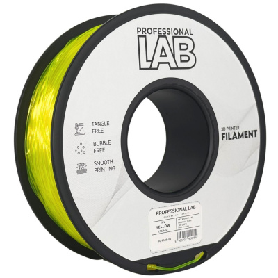 Professional Lab FG-P125-E1, 3D filamento, TPU 95A, 1,75mm, 1000g, Giallo (Yellow)