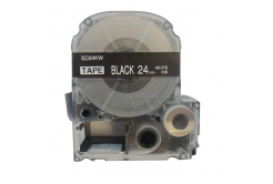 Epson LC-SD24KW, 24mm x 8m, testo bianco / sfondo nera, nastro compatibile