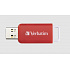 VERBATIM Flash Disk 16GB DataBar USB 2.0 Drive, rosso