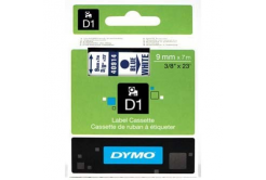 Dymo D1 40914, S0720690, 9mm x 7m, testo blu / sfondo bianco, nastro originale