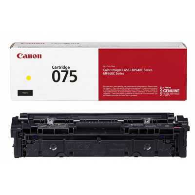 Canon 075 Y 6362C002 giallo (yellow) toner originale