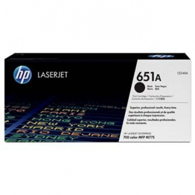 HP 651A CE340A nero (black) toner originale